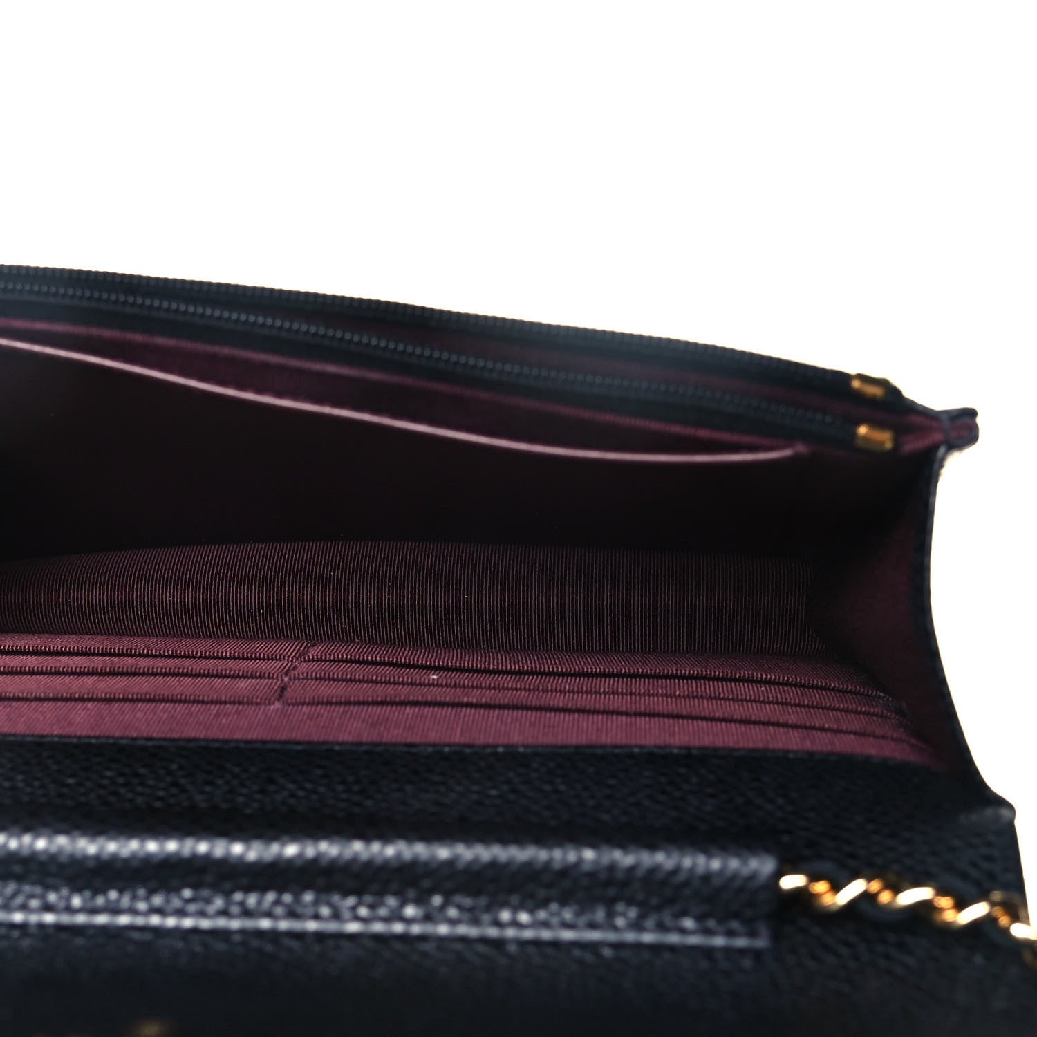 Chanel Caviar Quilted Wallet On Chain WOC Black 5 of 12