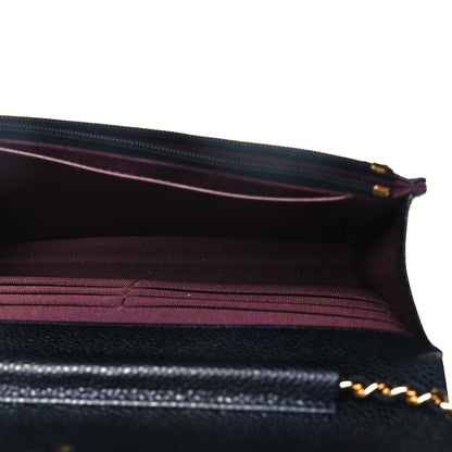 Chanel Caviar Quilted Wallet On Chain WOC Black 5 of 12
