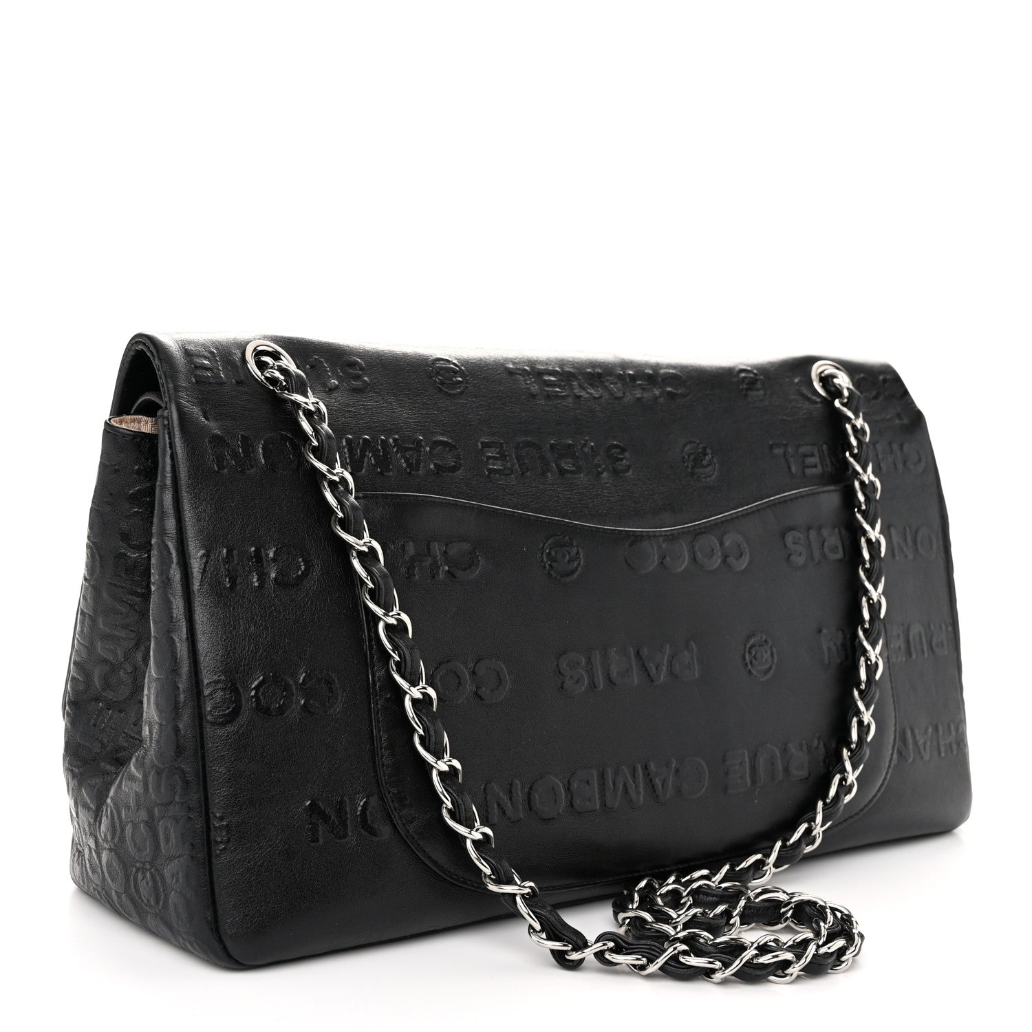 Chanel Calfskin Unlimited Jumbo Double Flap Black 3 of 10