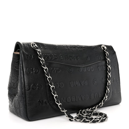 Chanel Calfskin Unlimited Jumbo Double Flap Black 3 of 10