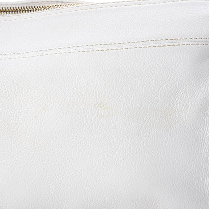 Chanel Calfskin CC Shoulder Bag White 15 of 18