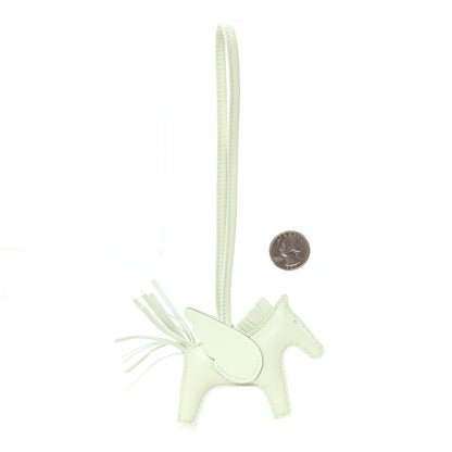 Hermes Milo Lambskin Grigri Rodeo Pegase Horse Bag Charm PM Vert Fizz 2 of 5