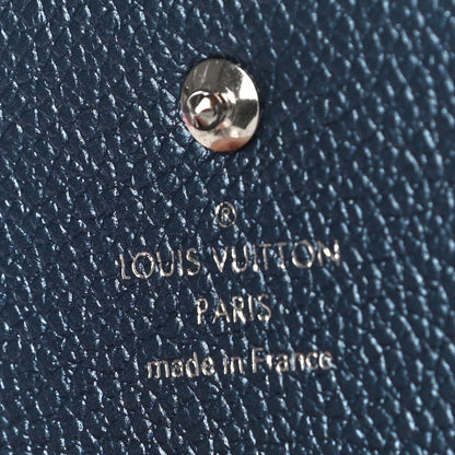 Louis Vuitton Metallic Monogram Business Card Holder Navy Nacre 6 of 9