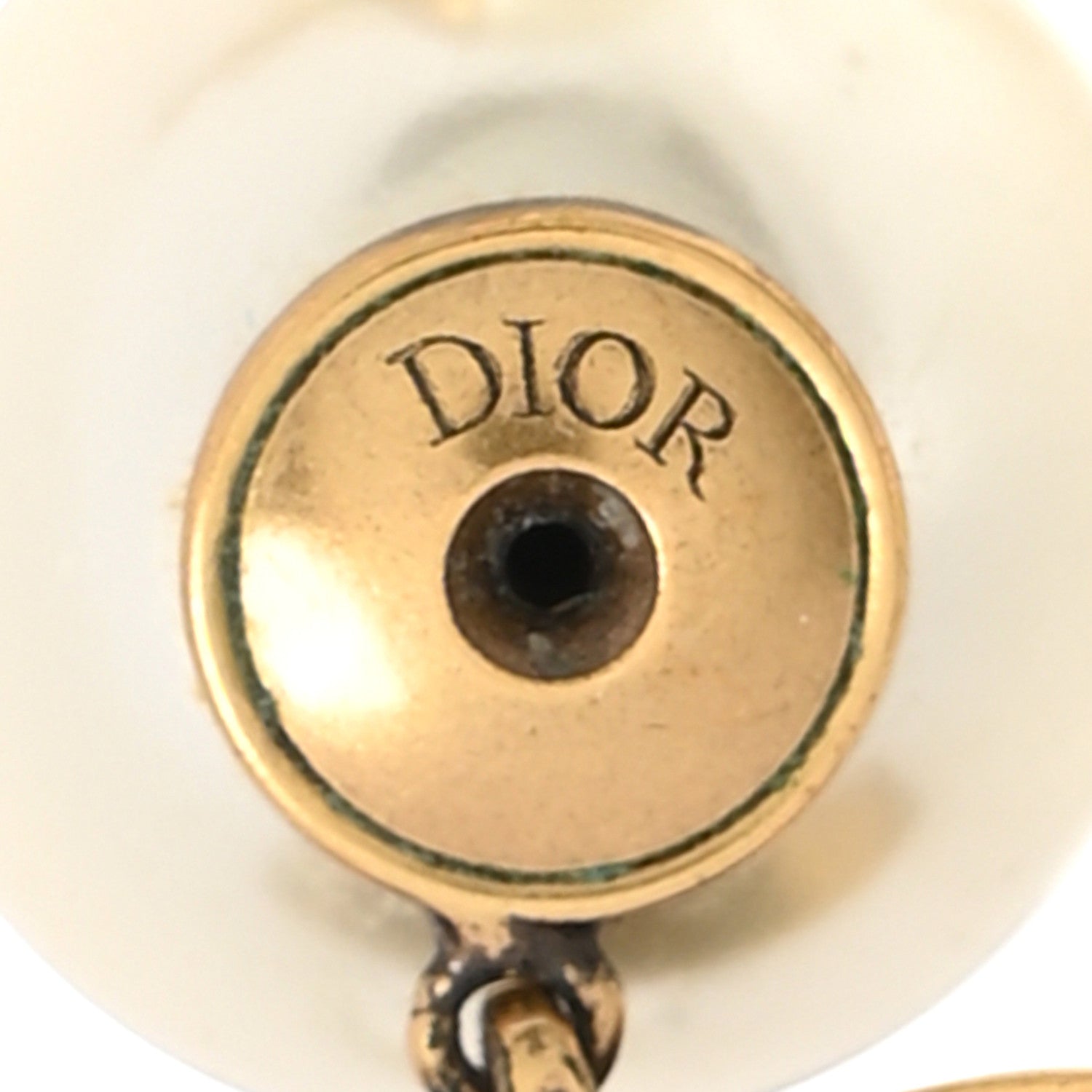 Christian Dior Pearl Mise En Dior CD Tribal Earrings 4 of 4