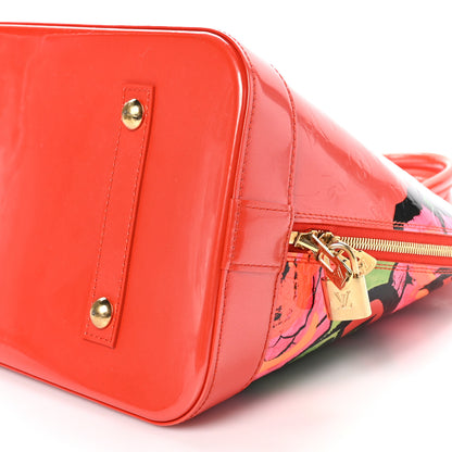 Louis Vuitton Vernis Roses Alma GM Orange Sunset 9 of 9