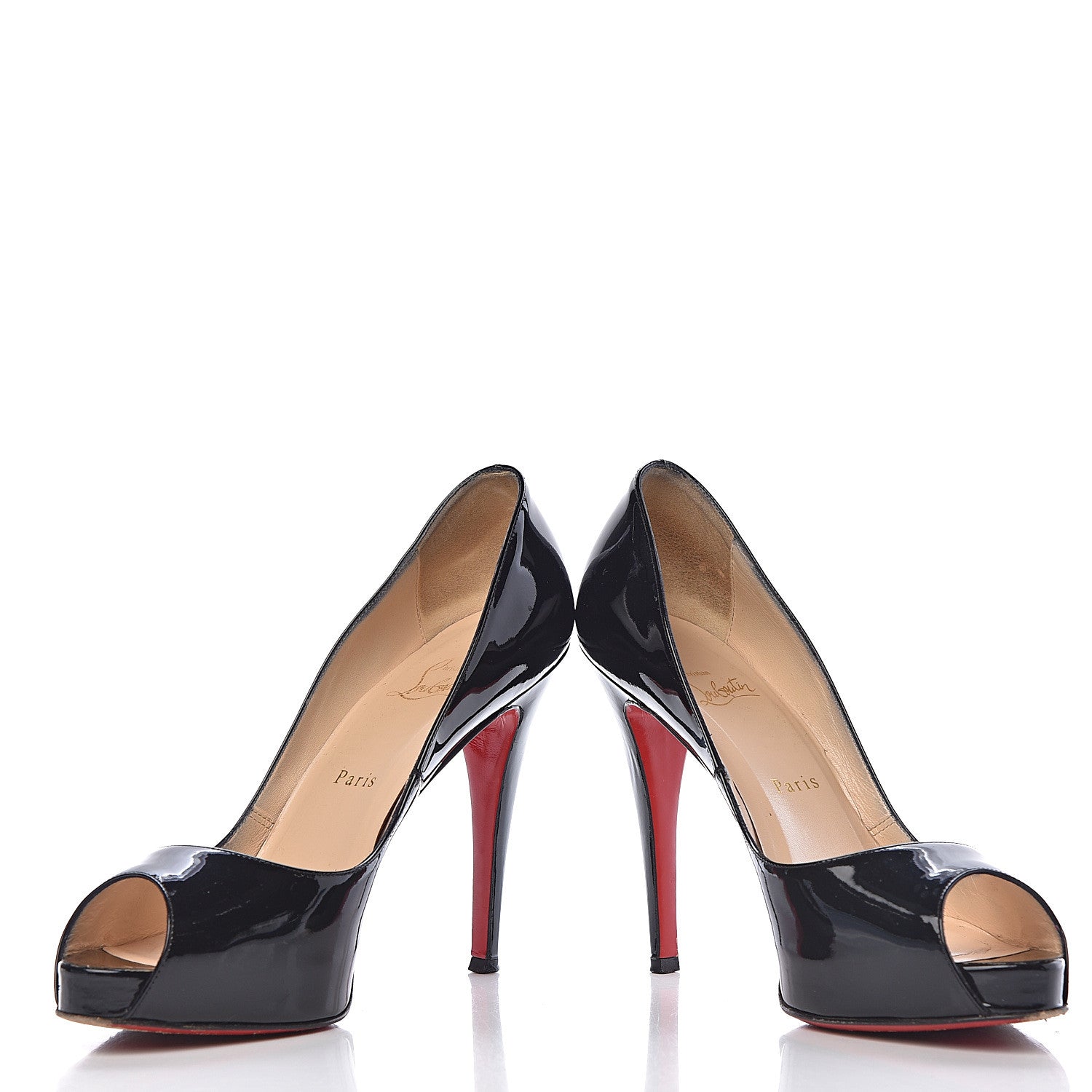 Christian Louboutin Patent Very Prive 120 Pumps 39.5 Black 11 of 12