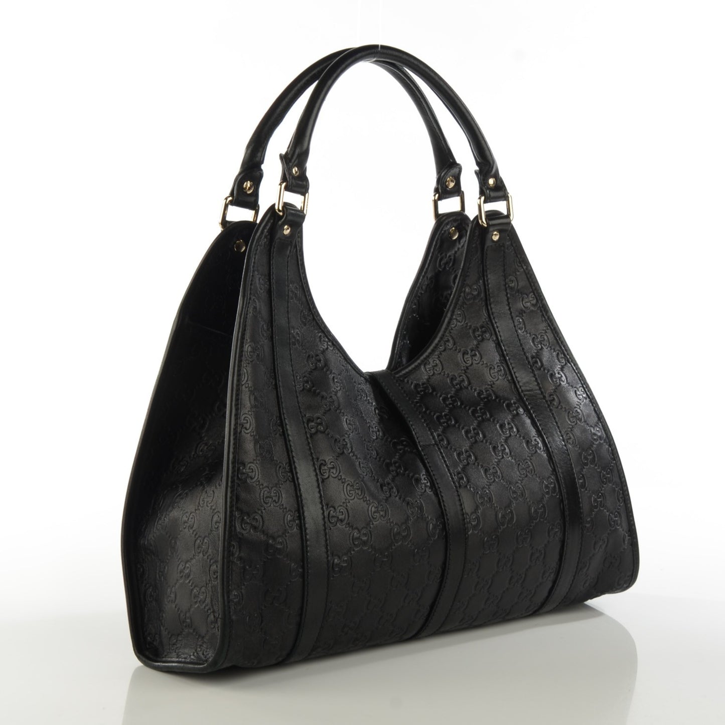 Guccissima Medium Joy Shoulder Bag Black