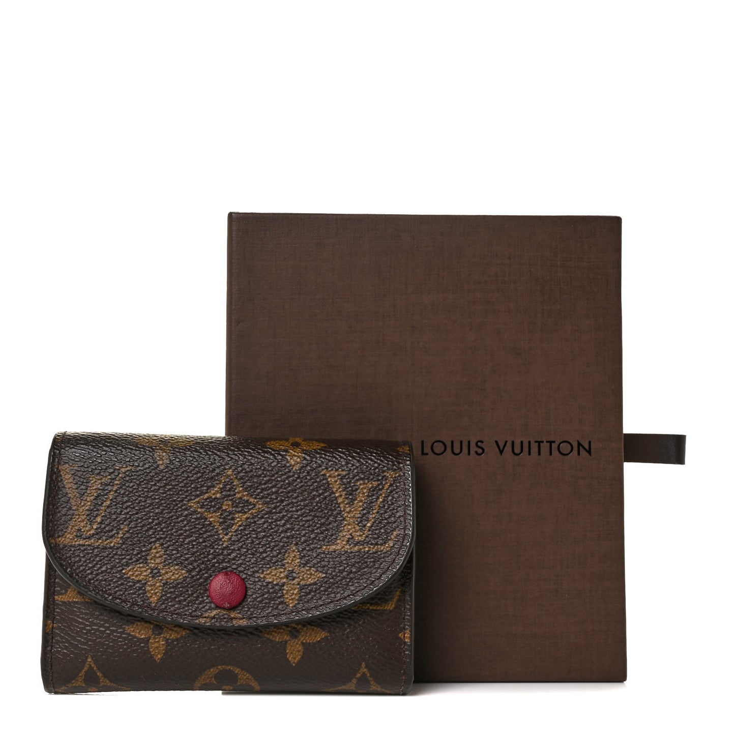 Monogram Rosalie Coin Purse Fuchsia