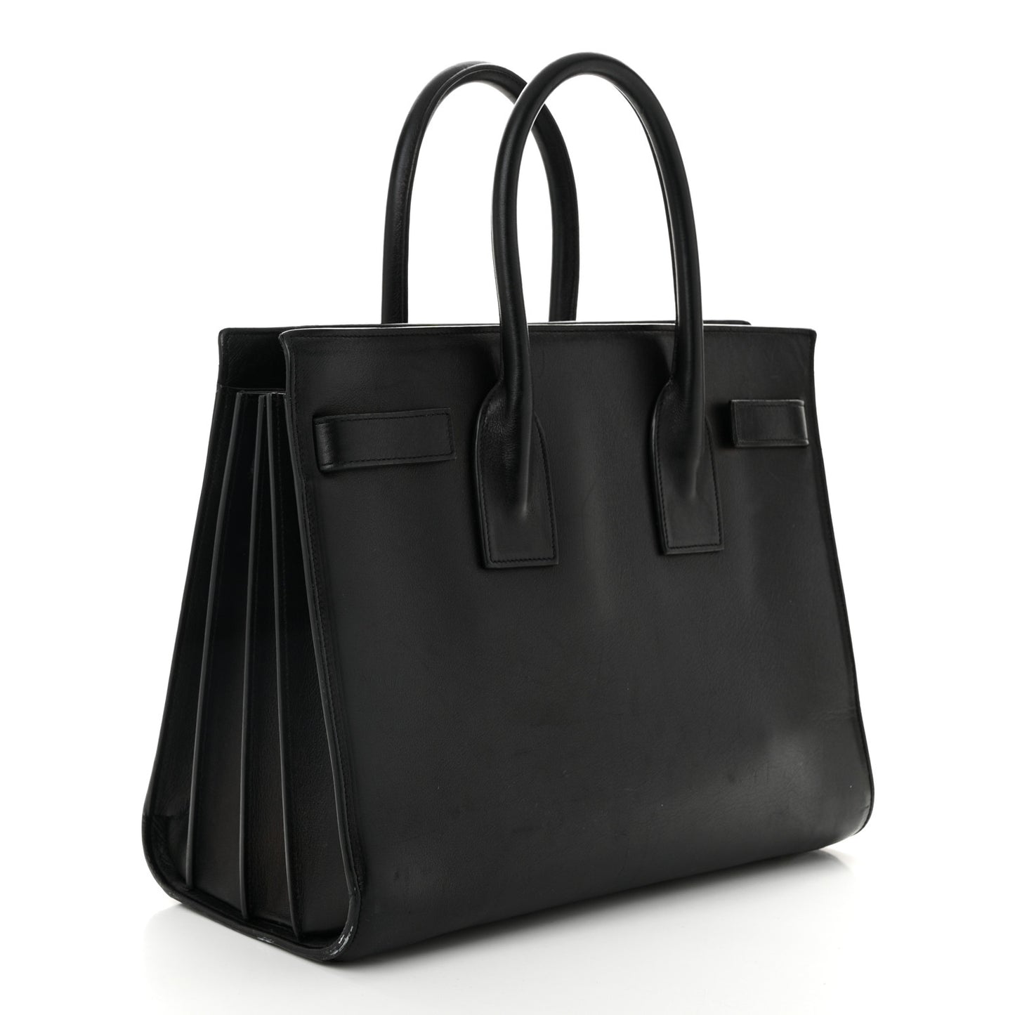 Calfskin Small Sac De Jour Black