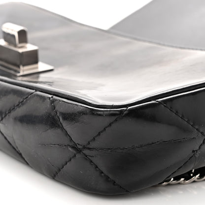 Chanel Patent Quilted Mademoiselle East West Flap Black 13 of 15