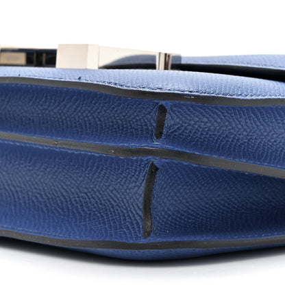 Hermes Epsom Enamel Constance 18 Bleu France 9 of 11