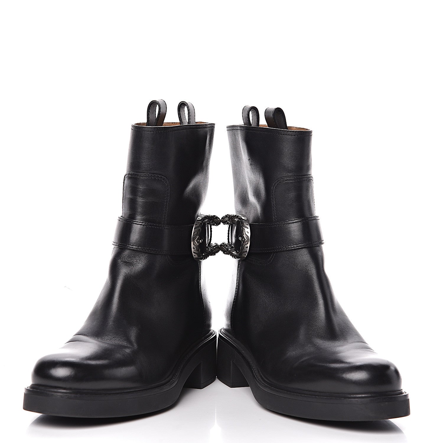 Gucci Calfskin Dionysus Lifford Short Boots 38.5 Black 12 of 13