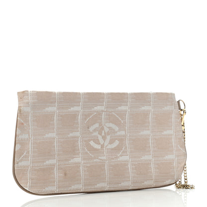 Chanel Nylon Travel Pouch Beige 3 of 8