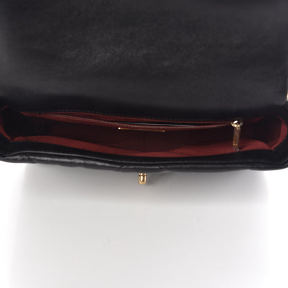 Chanel Lambskin Quilted Medium 19 Flap Black 7 of 11