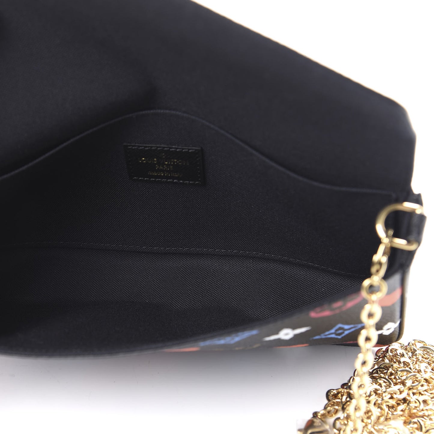 Game On Felicie Chain Wallet Black
