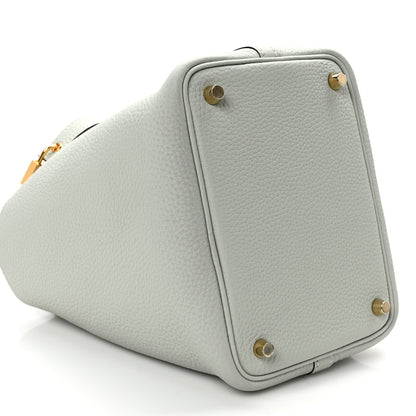 Hermes Taurillon Clemence Picotin Lock 18 PM Gris Neve 8 of 12
