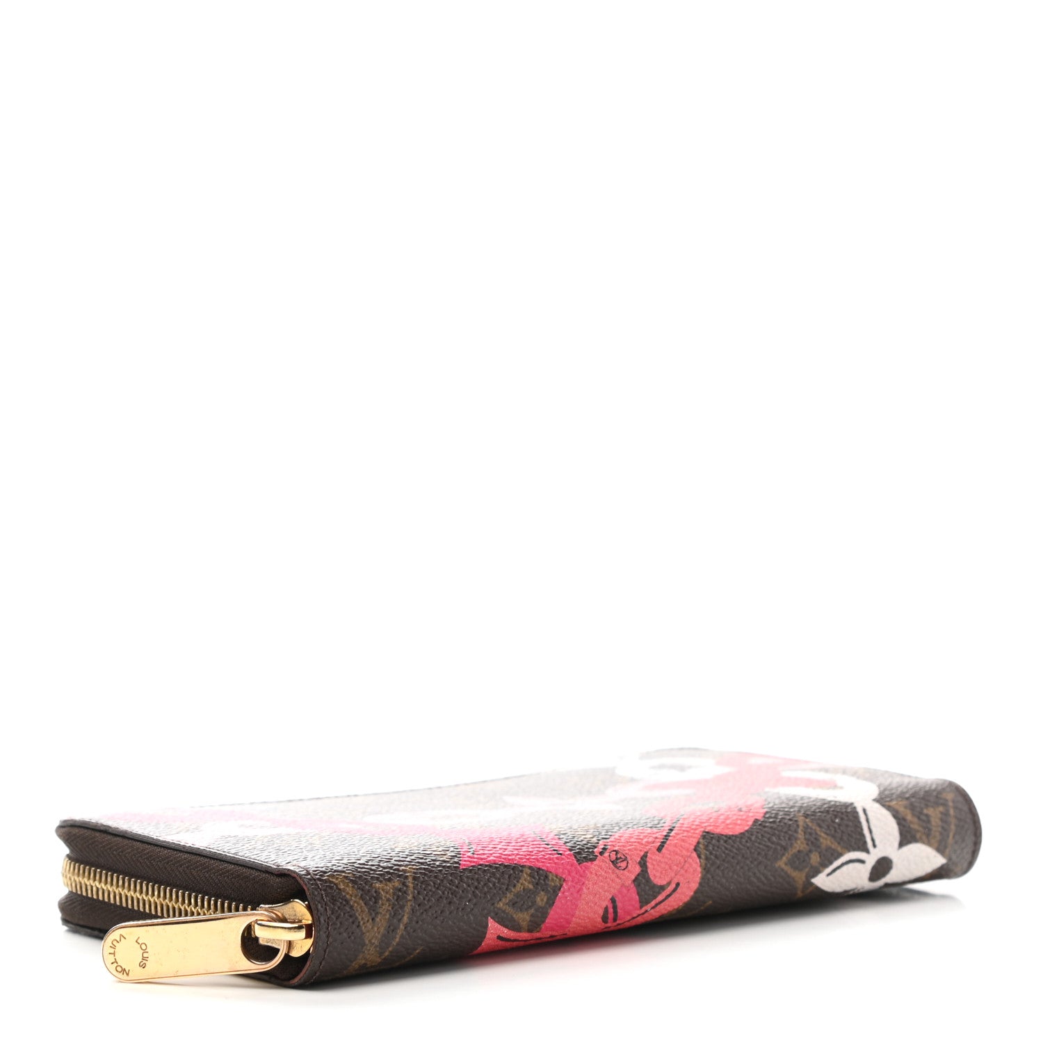 Louis Vuitton Monogram Bay Zippy Wallet Rose Ballerine Poppy 4 of 8