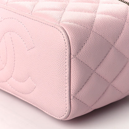 Chanel Caviar Quilted Small Vanity Case With Chain Light Pink 10 of 14