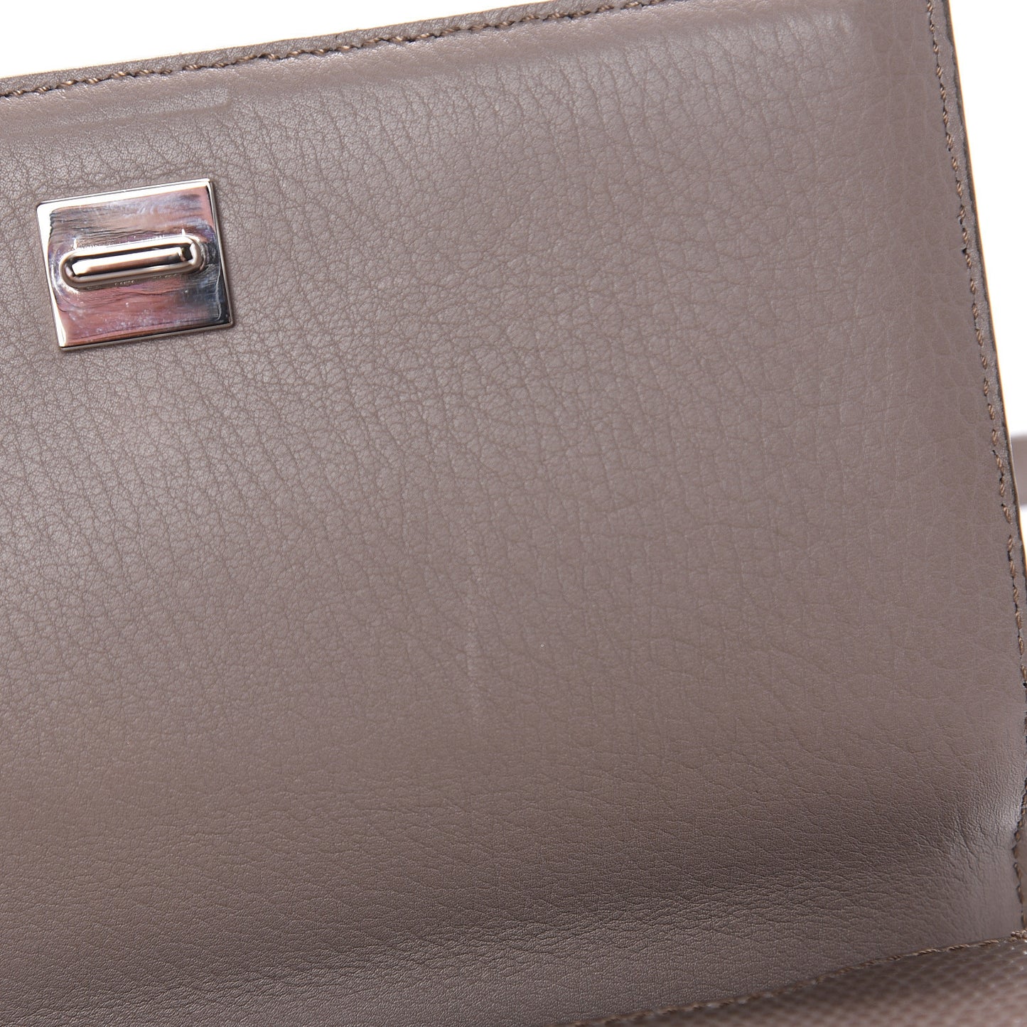 Calfskin Lizard Embossed Mini Pandora Box Crossbody Bag Mastic