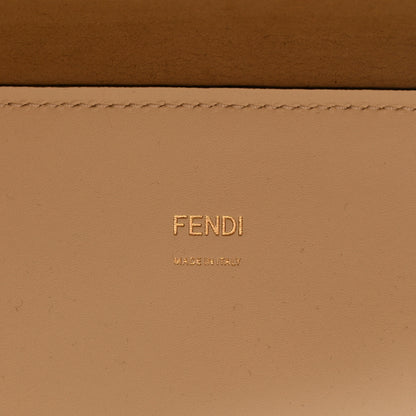 Fendi Vitello King Plexiglass Medium Fendi Sunshine Shopper Tote White Ice 6 of 9