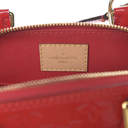Louis Vuitton Vernis Alma BB Cherry 5 of 9
