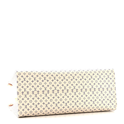 Louis Vuitton Monogram Damier Romance Onthego PM Azure Blue Sand 4 of 10