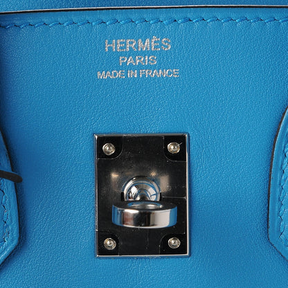Hermes Swift Birkin 25 Bleu Zanzibar 21 of 32