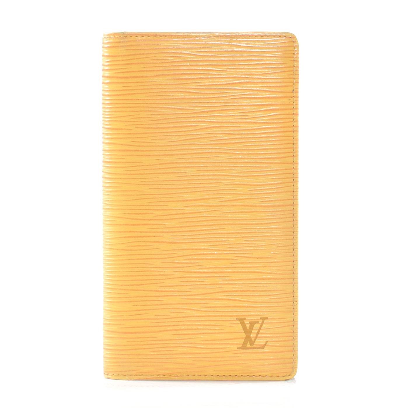 Louis Vuitton Epi Checkbook Cover Yellow 1 of 8