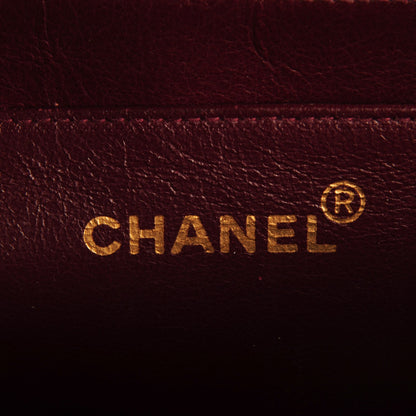 Chanel Lambskin Quilted XL Jumbo Single Flap Black 7 of 10