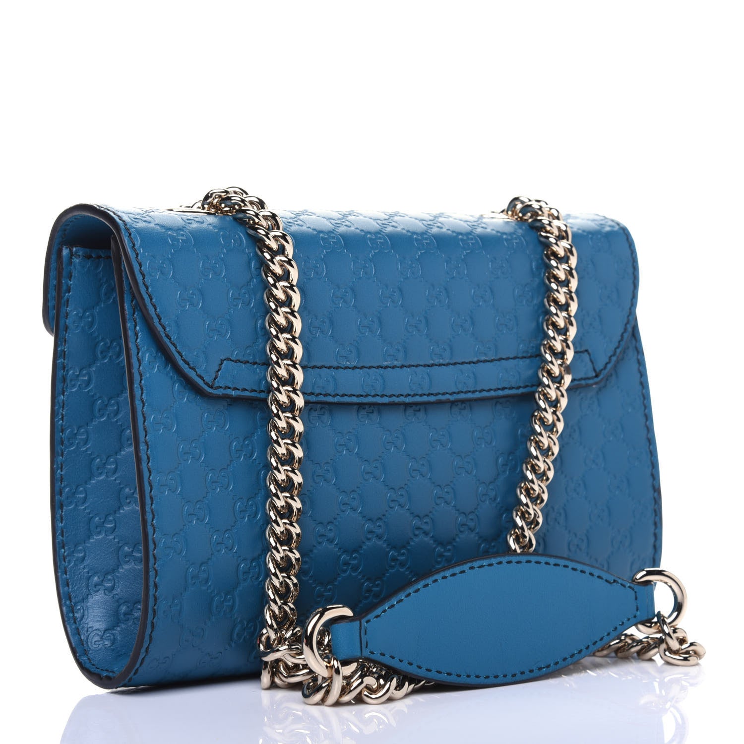 Gucci Microguccissima Mini Emily Shoulder Bag Deep Cobalt 3 of 13