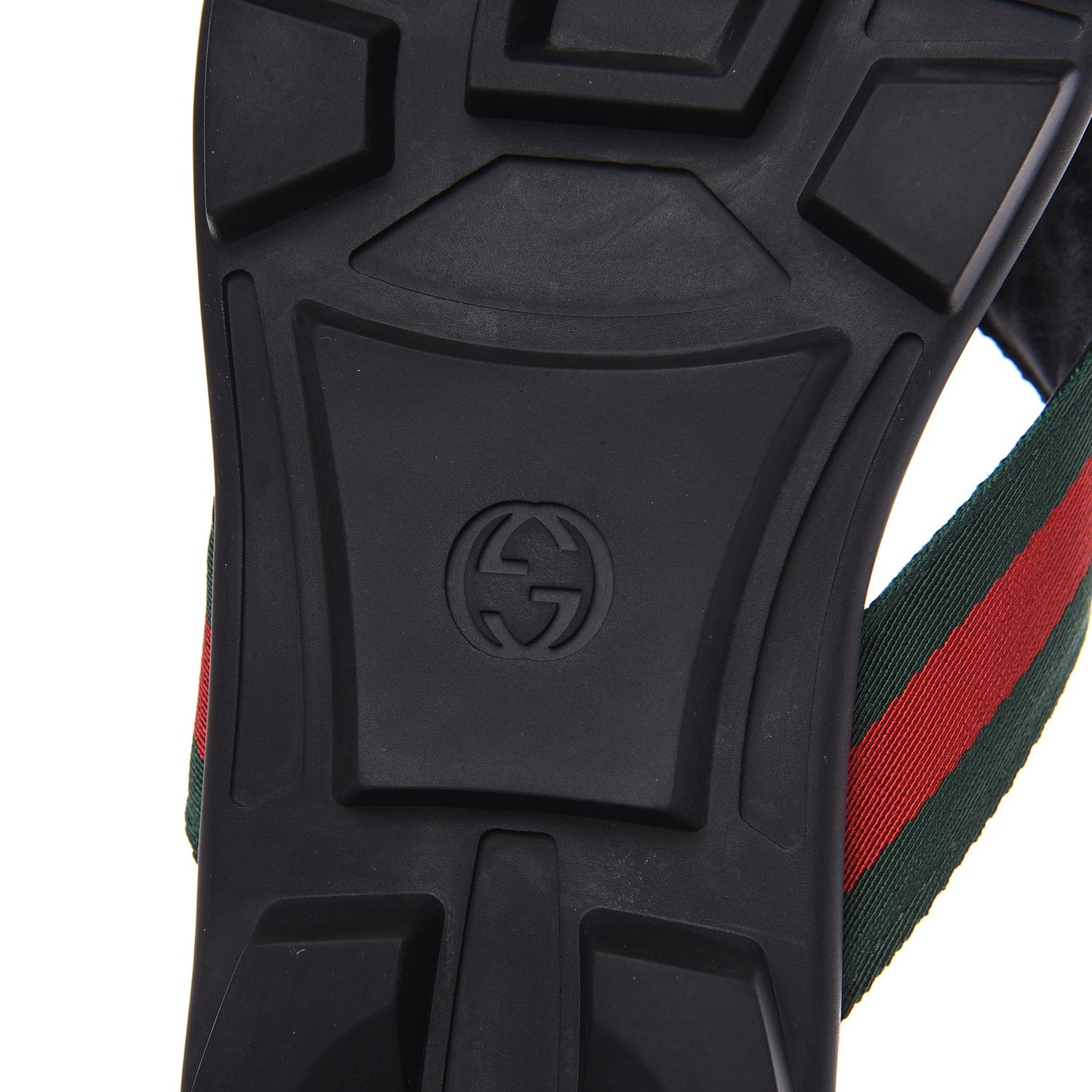 Nylon Calfskin Web Mens Cleat Sole Thong Sandals 4.5 Black Red Blue