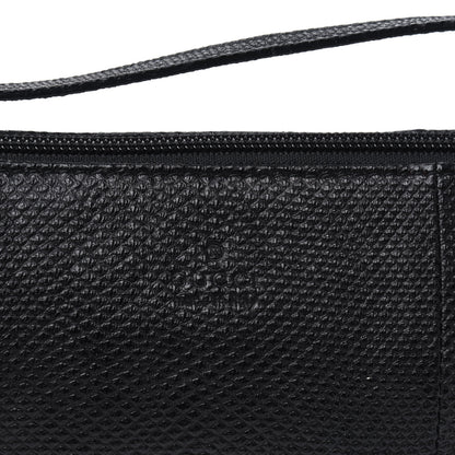 Gucci Calfskin Lizard Embossed Boat Pochette Black 16 of 22