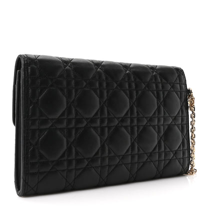 Christian Dior Lambskin Cannage Miss Dior Clutch Black 4 of 10