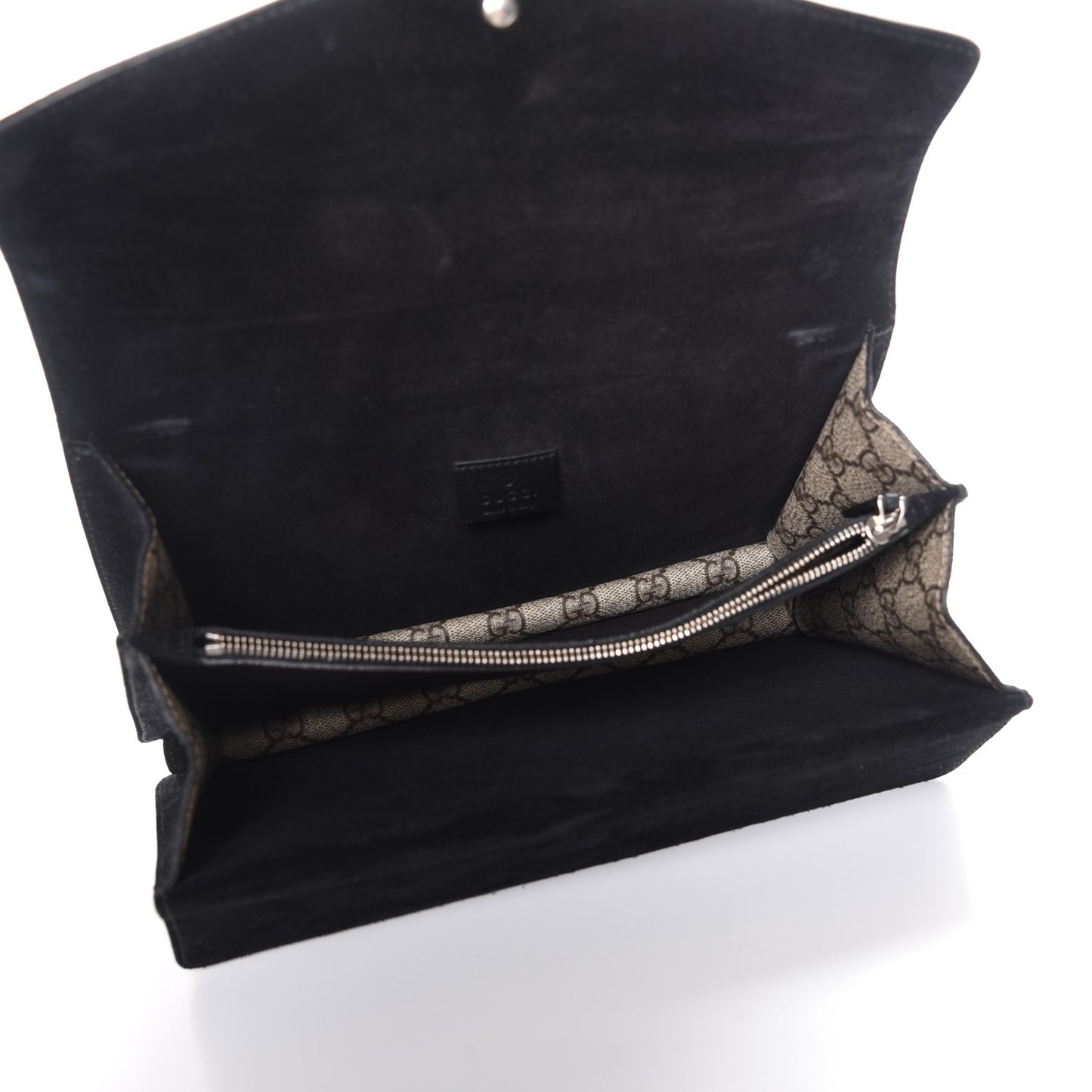 GG Supreme Monogram Small Dionysus Shoulder Bag Black
