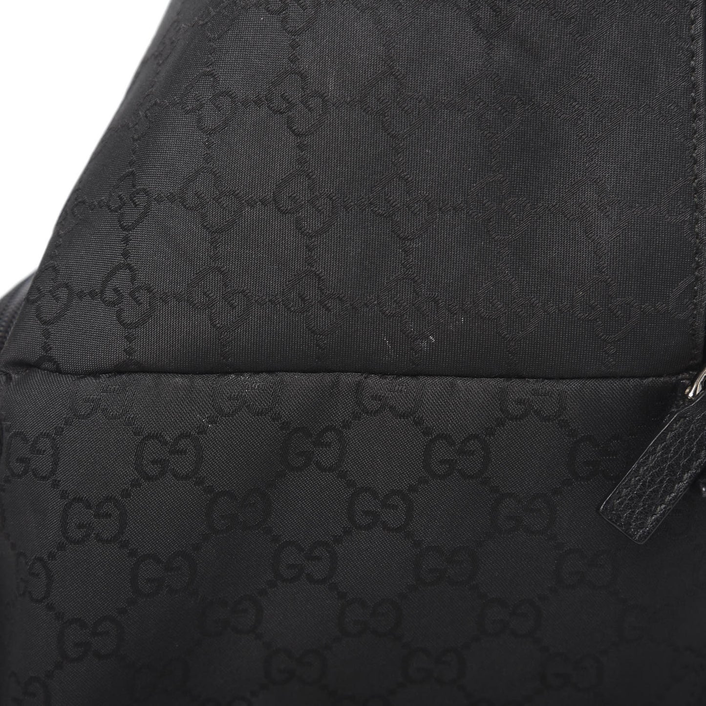 Nylon Monogram Medium Backpack Black