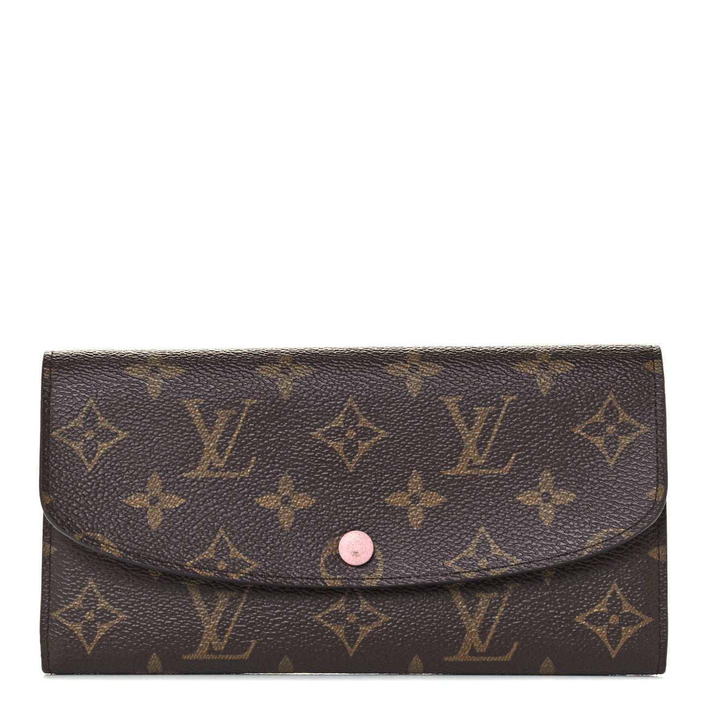 Monogram Emilie Wallet Rose Ballerine