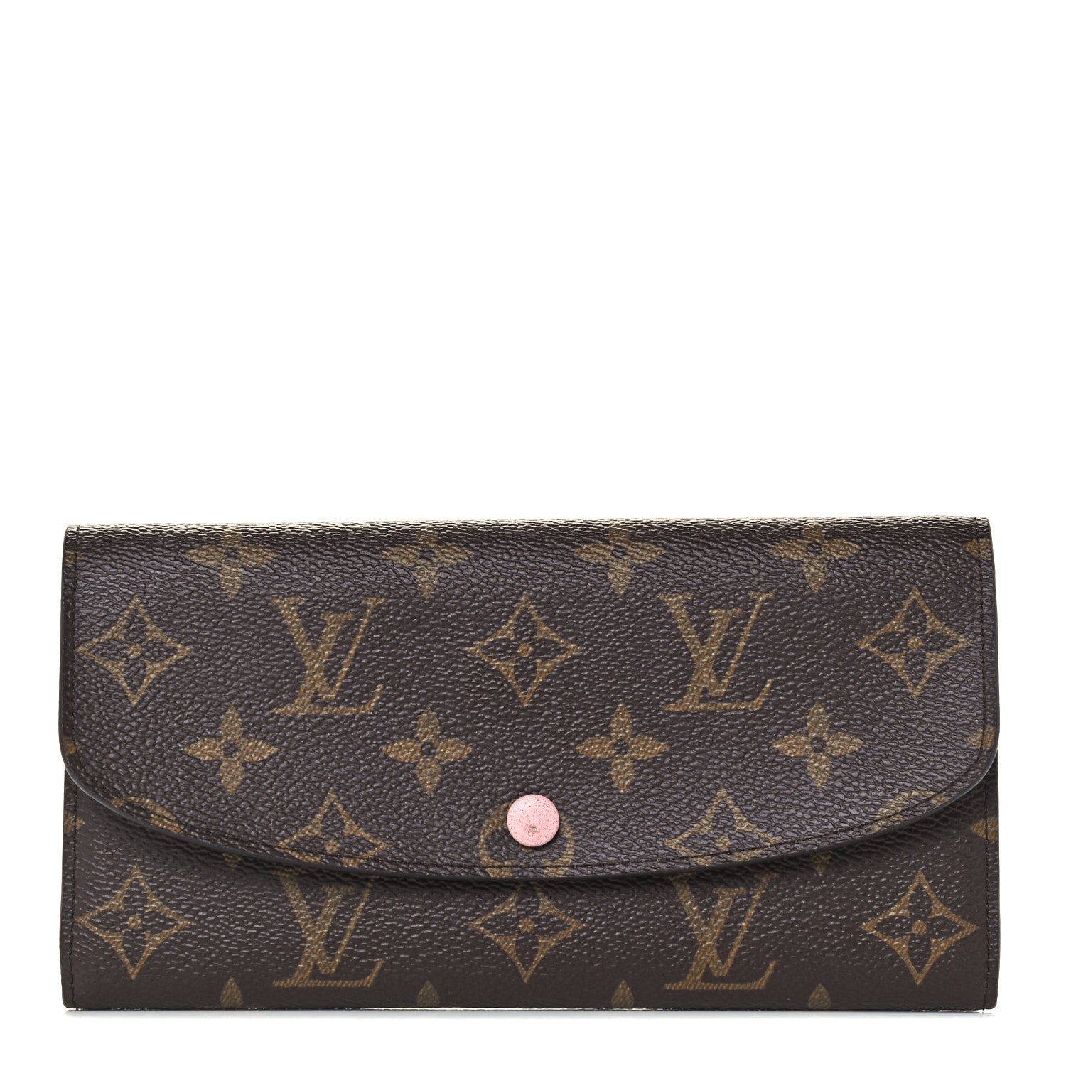Louis Vuitton Monogram Emilie Wallet Rose Ballerine 1 of 12