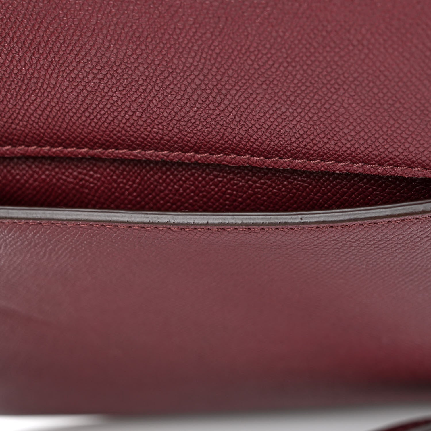 Tom Ford Grained Calfskin Large T Clasp Tara Crossbody Bag Cabernet 15 of 17