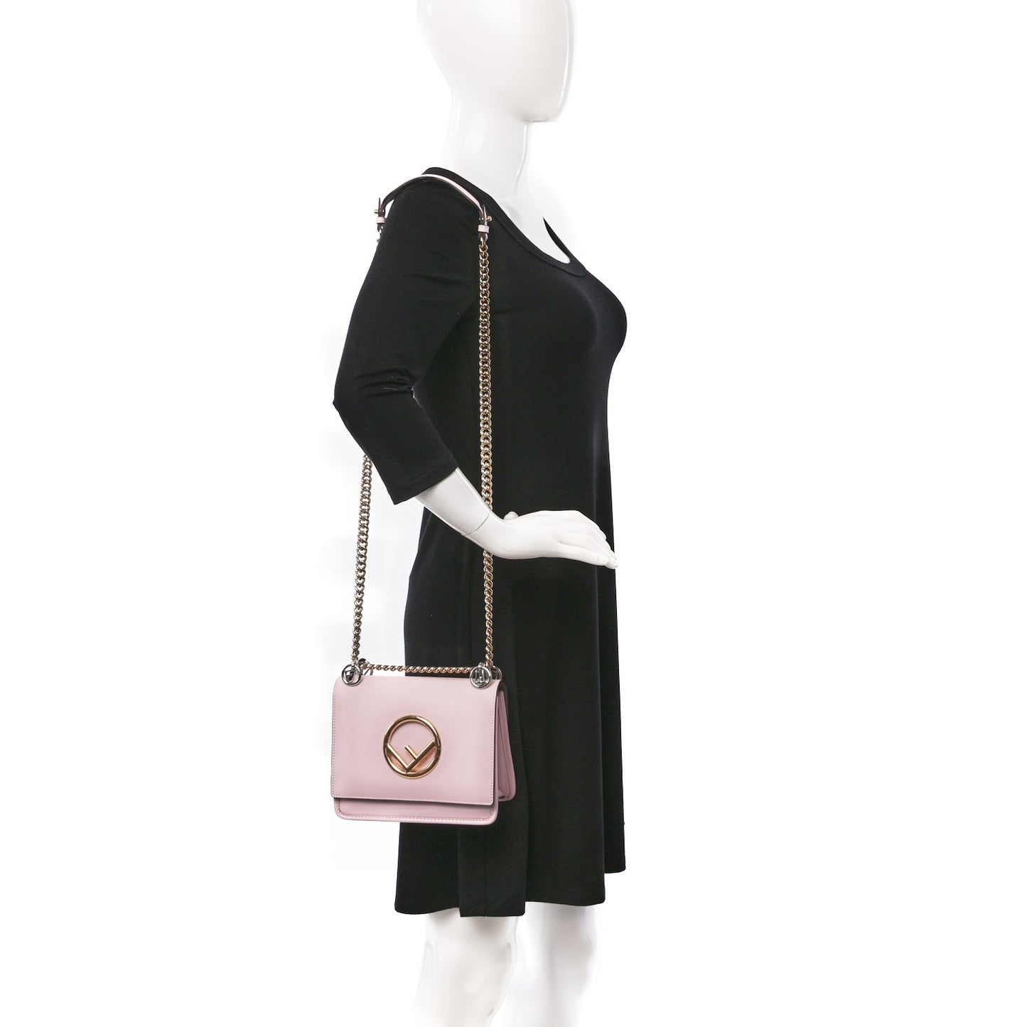 Vitello Century Opaco F is Fendi Small Kan I Shoulder Bag Peonia