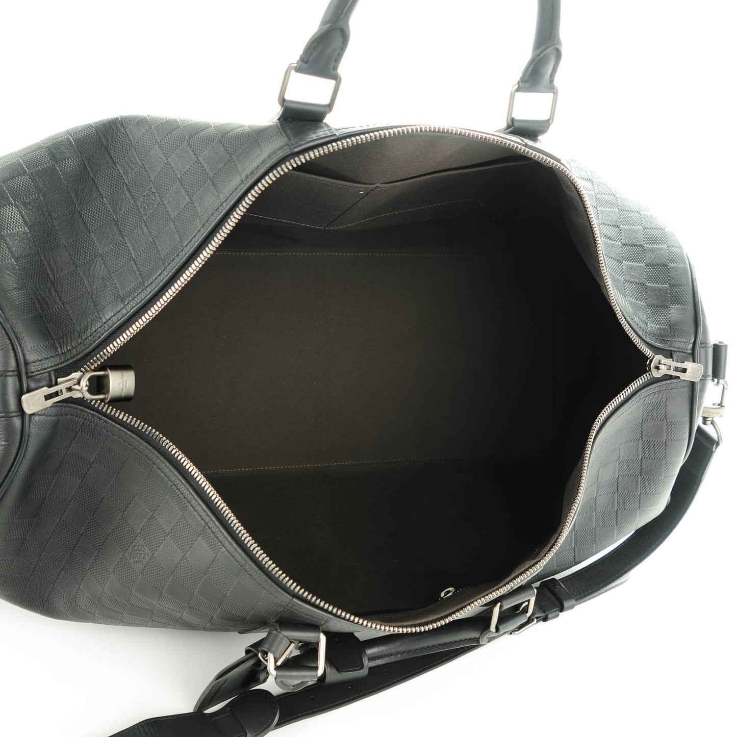 Damier Infini Keepall Bandouliere 55 Onyx