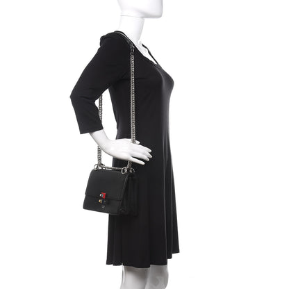 Fendi Vitello Liberty Studded Small Kan I Shoulder Bag Black Multicolor 2 of 10