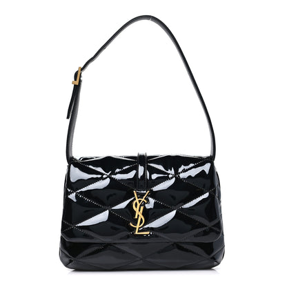 Saint Laurent Patent Quilted Le 57 Diamond Shoulder Bag Black 1 of 10