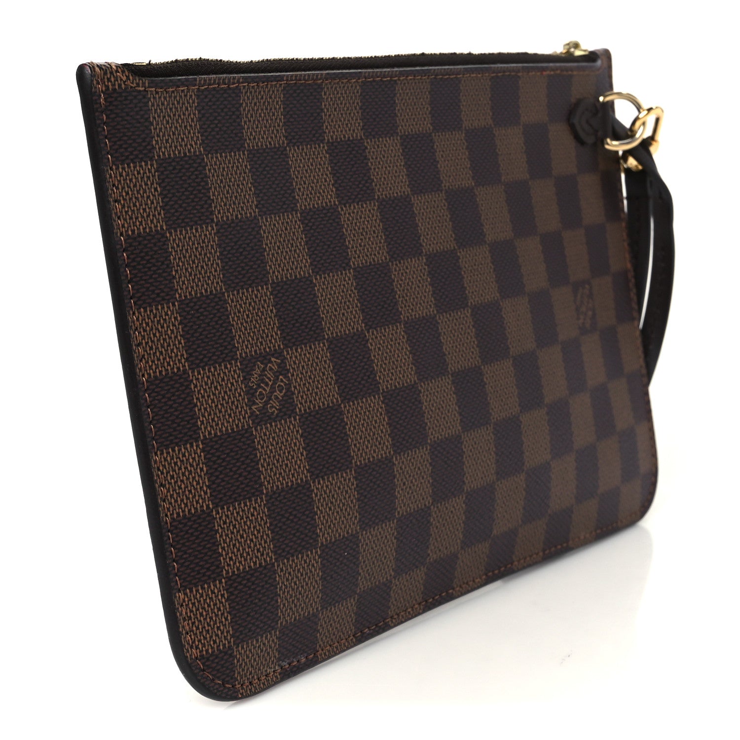 Louis Vuitton Damier Ebene Neverfull MM GM Pochette 3 of 9