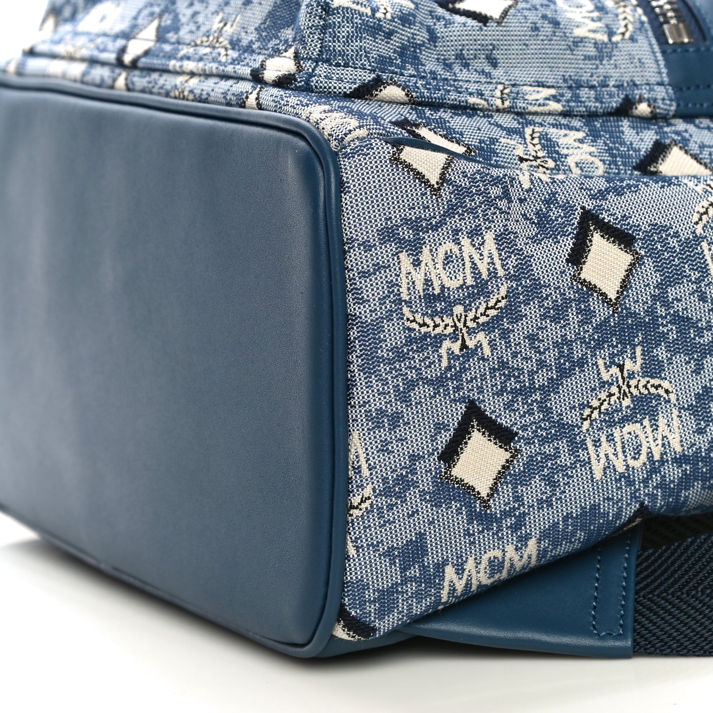 Jacquard Monogram Small Backpack Blue