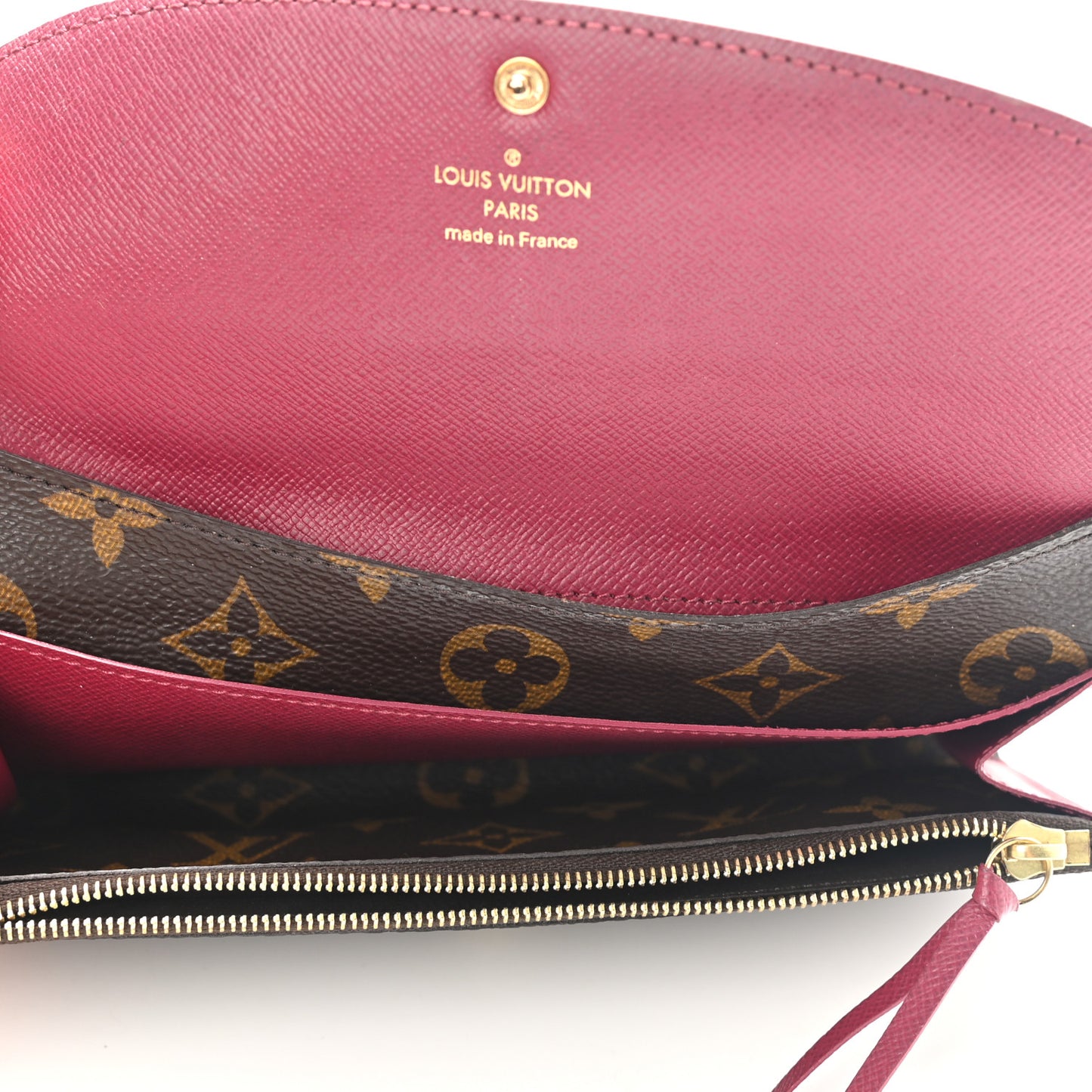 Monogram Emilie Wallet Fuchsia