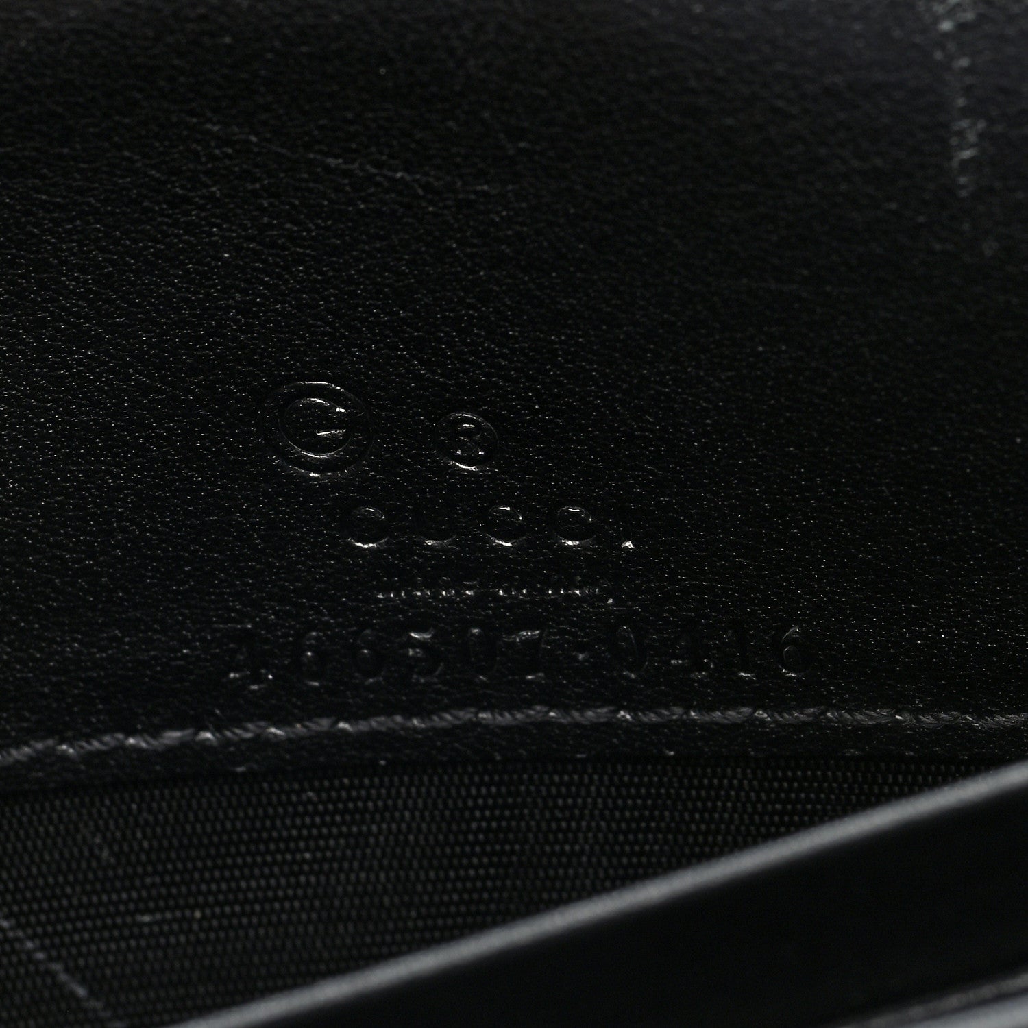 Gucci Microguccissima Crossbody Wallet Black 6 of 9