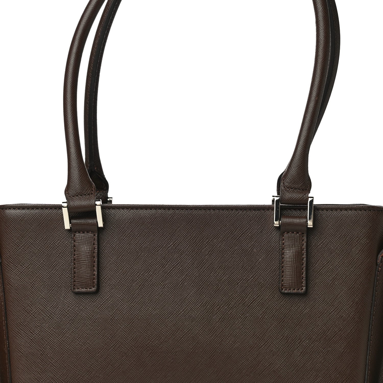 Burberry Saffiano Top Handle Tote Brown 12 of 12