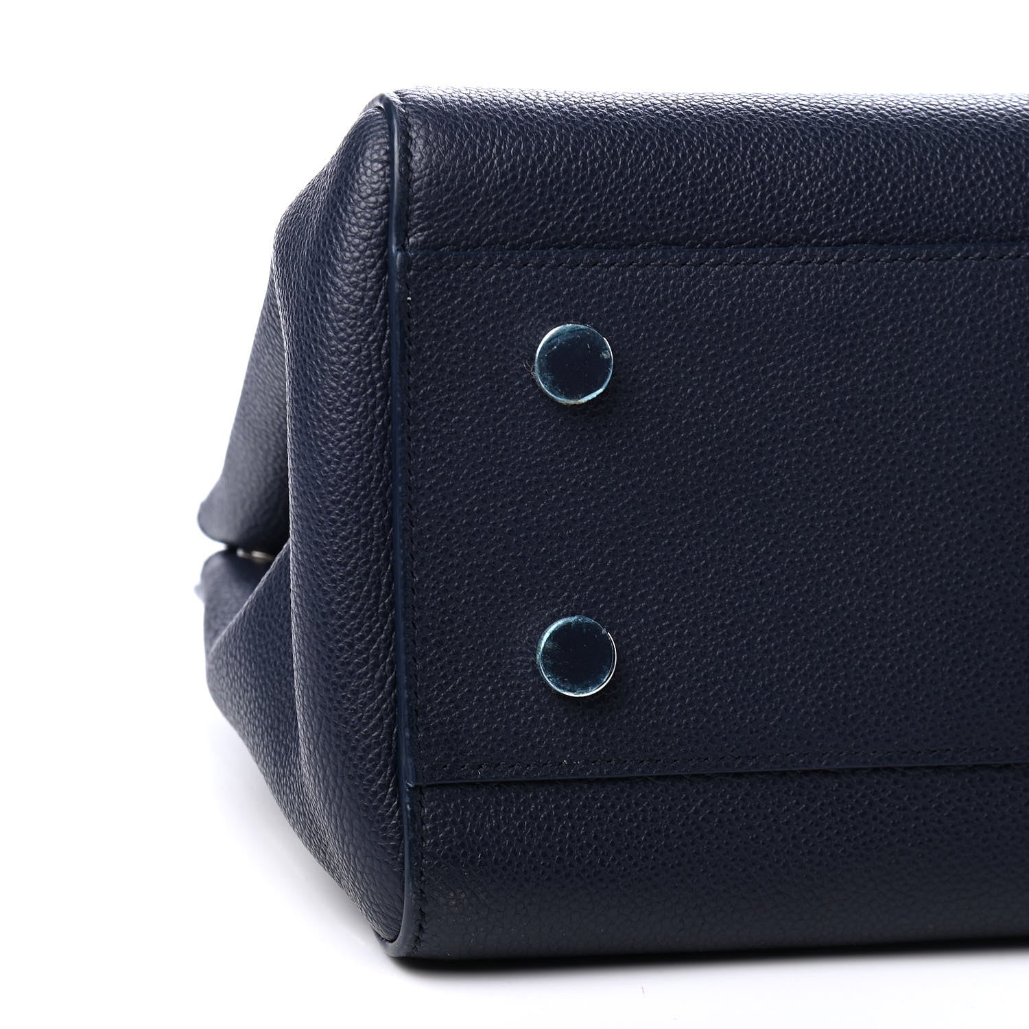 Saint Laurent Calfskin Medium Rive Gauche Cabas Navy Blue 8 of 9