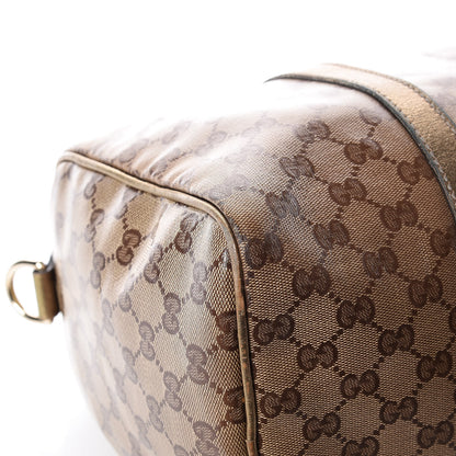 Gucci Crystal Monogram Medium Joy Boston Gold 17 of 26