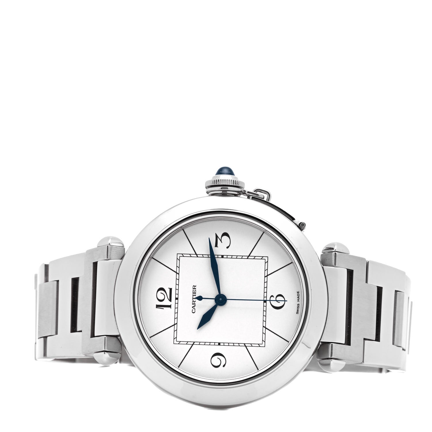 Cartier Stainless Steel 42mm Pasha C Automatic Watch 2 of 5